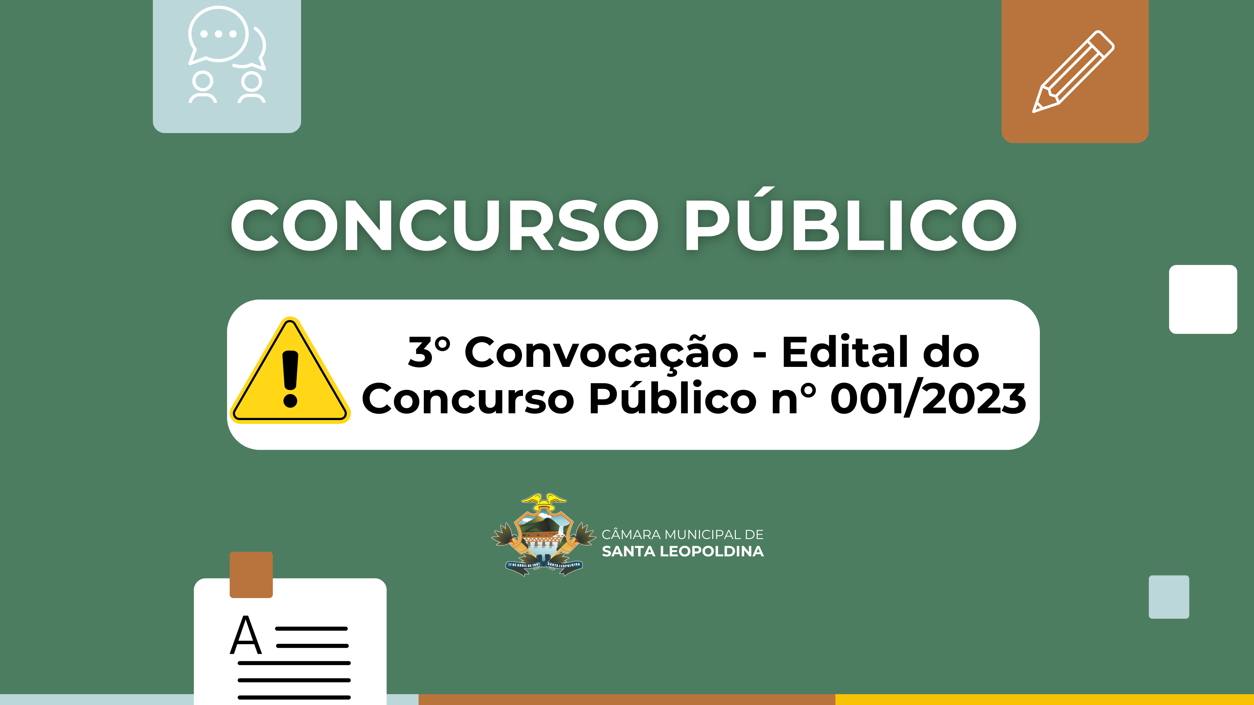 3° Convocação - Edital de Convocação