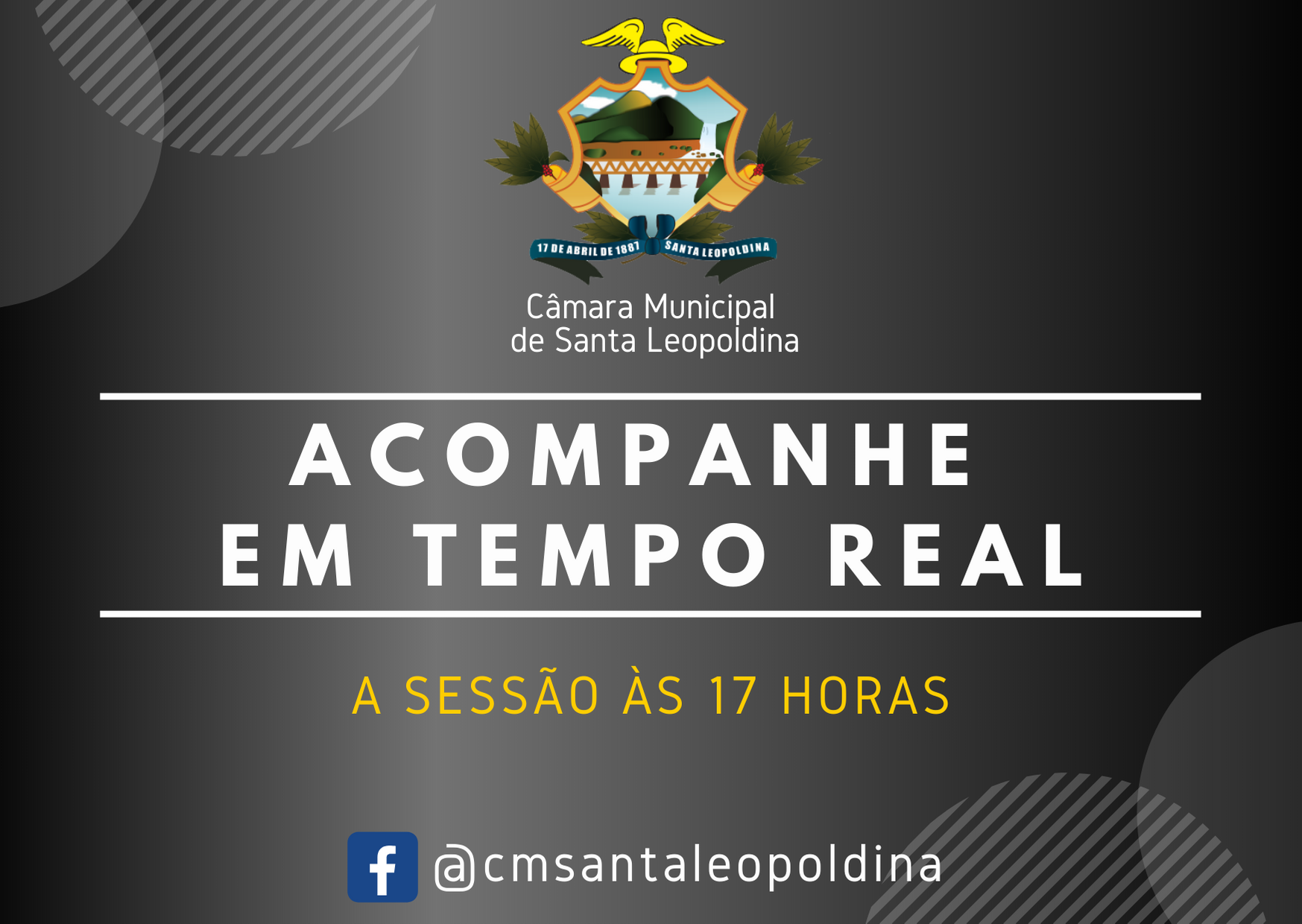 ACOMPANHE EM TEMPO REAL HOJE À SESSÃO ÀS 17 HORAS 