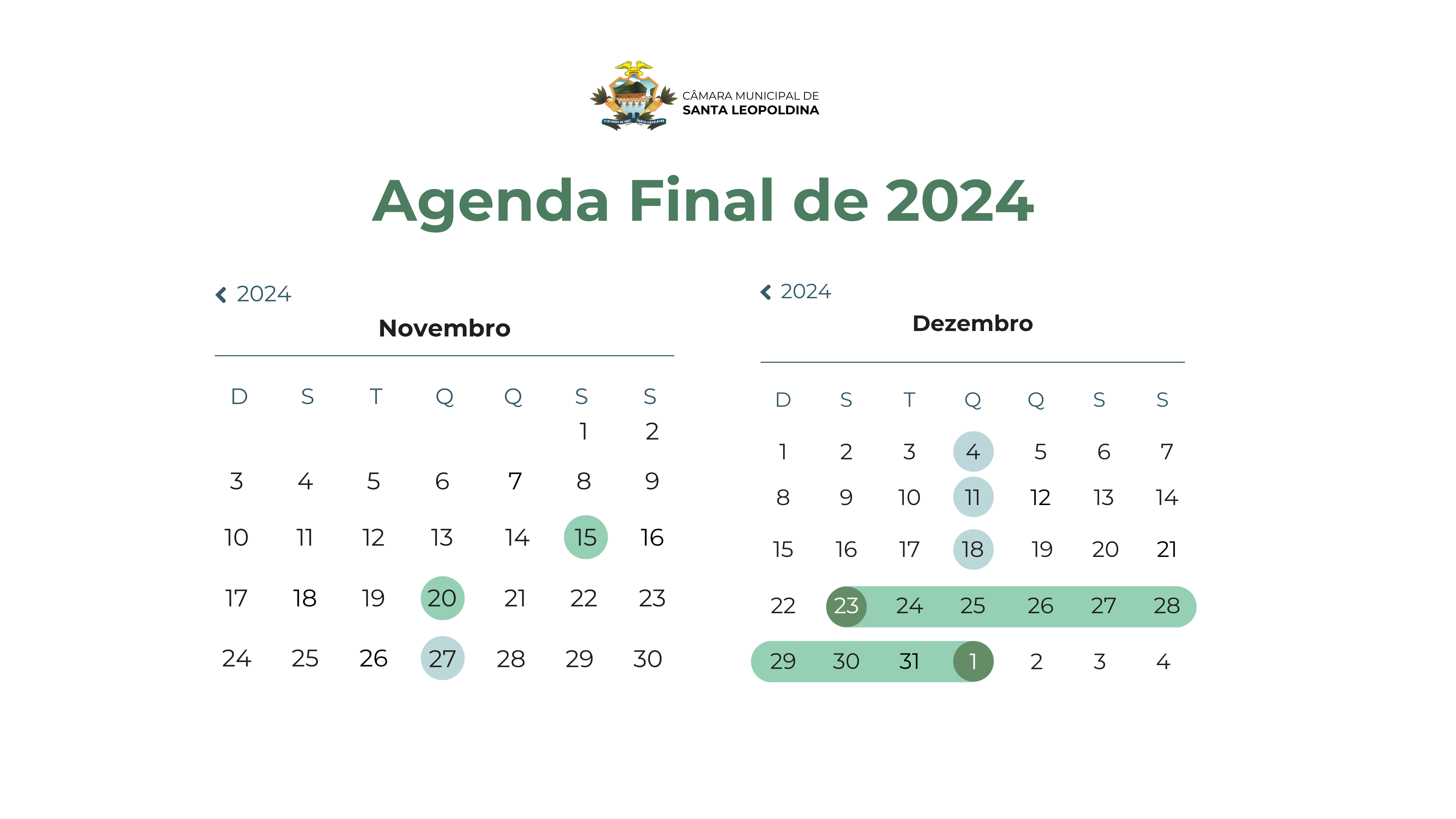 Agenda Final de 2024