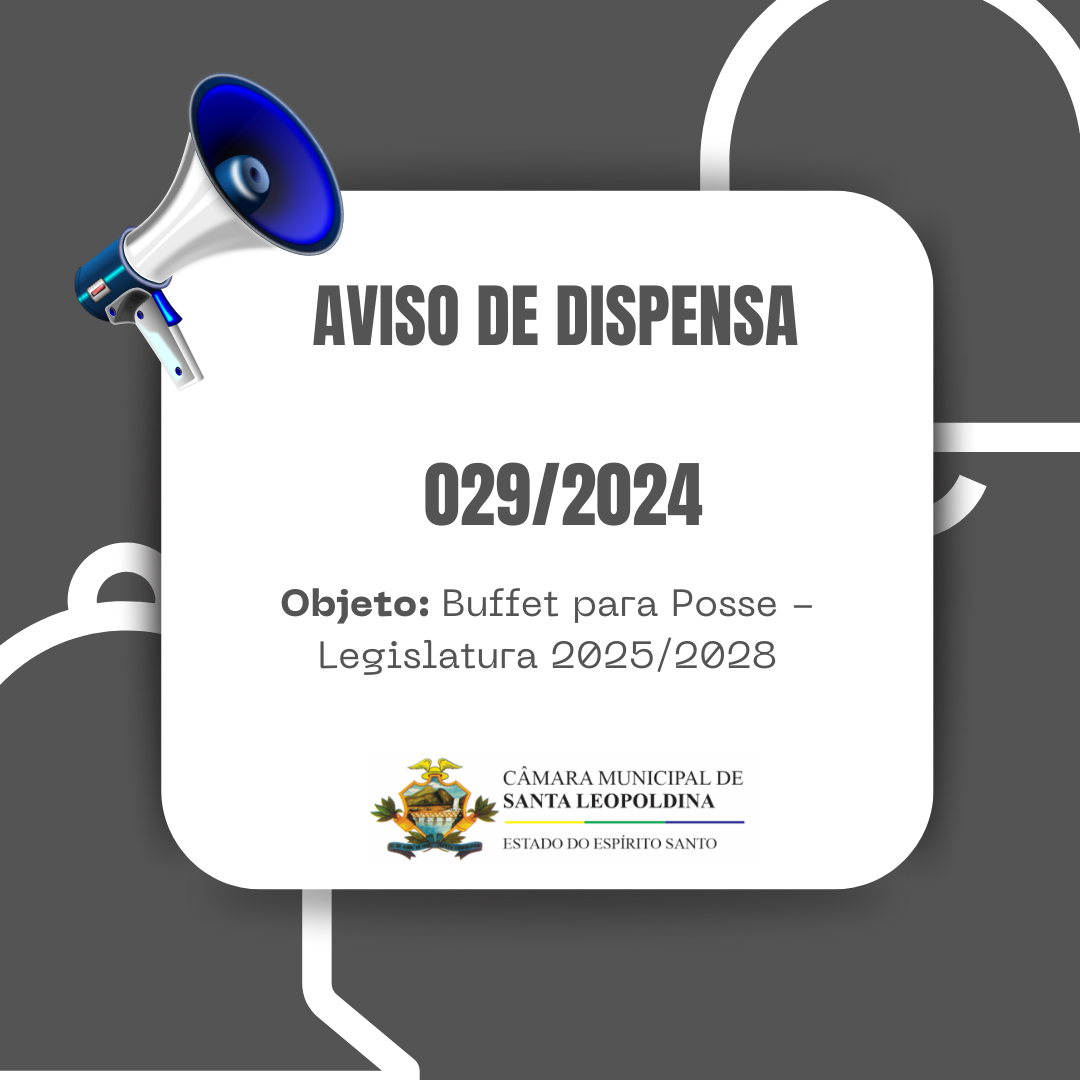 AVISO DE DISPENSA 029/2024