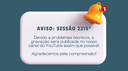 Aviso: Sessão 2215ª