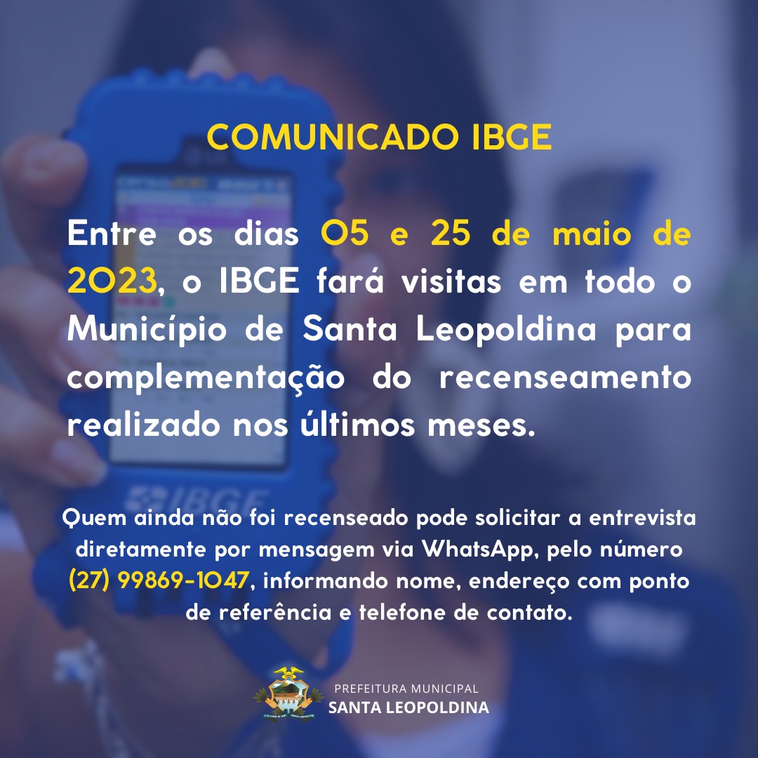 COMUNICADO IBGE