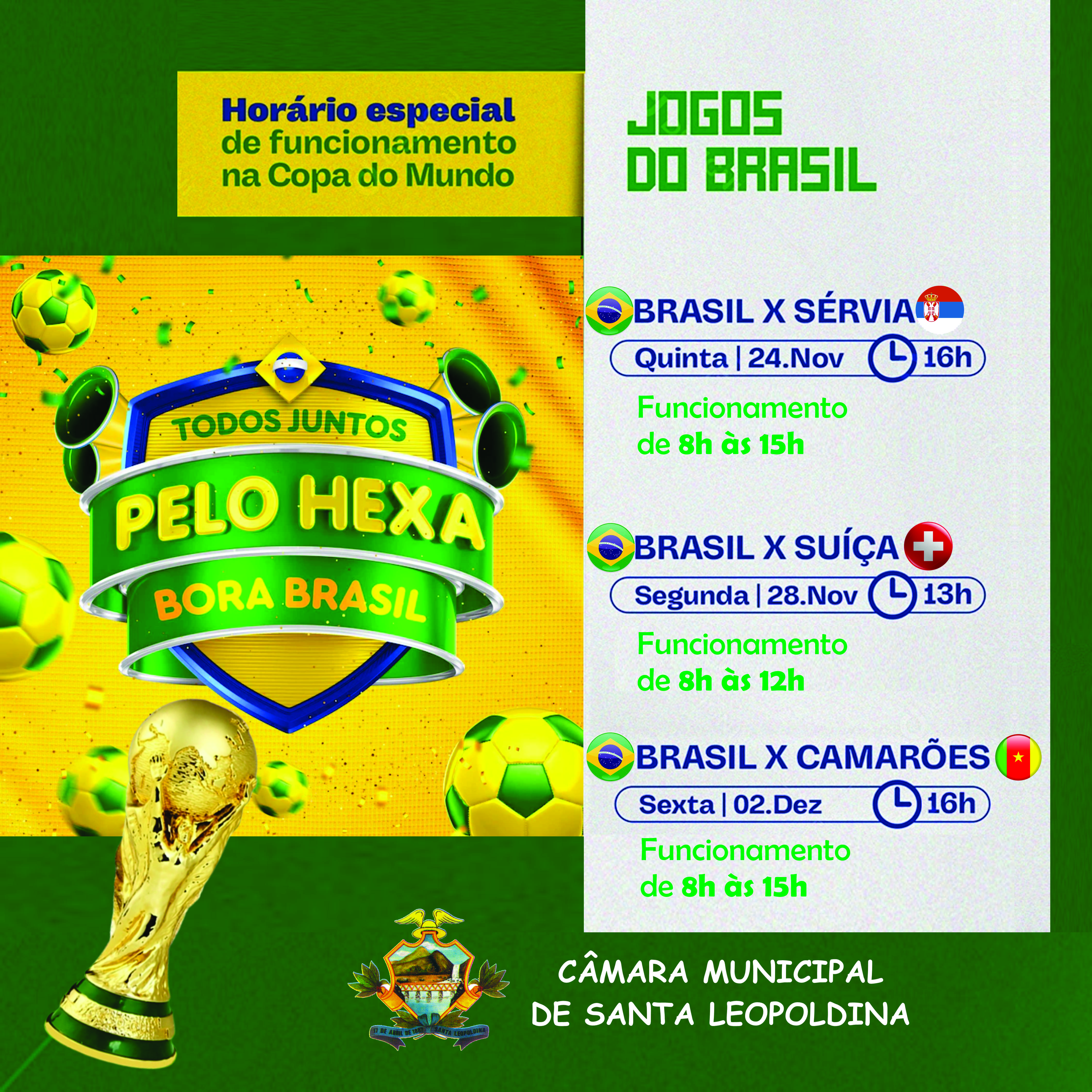 EXPEDIENTE DA CÂMARA - COPA DO MUNDO!