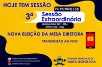 ASSISTA AO VIVO A SESSÃO DA CÂMARA