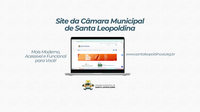 Portal da Câmara Municipal de Santa Leopoldina repaginado