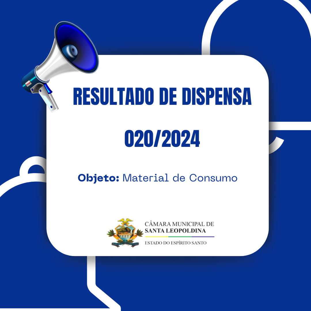 RESULTADO DE DISPENSA 020/2024